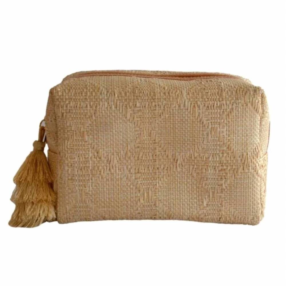 NEW TRVL DESIGN women's everything cane bag in beige